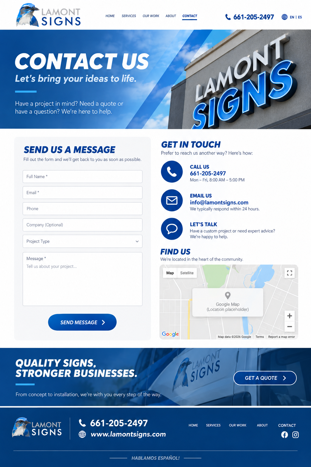 Lamont Signs storefront